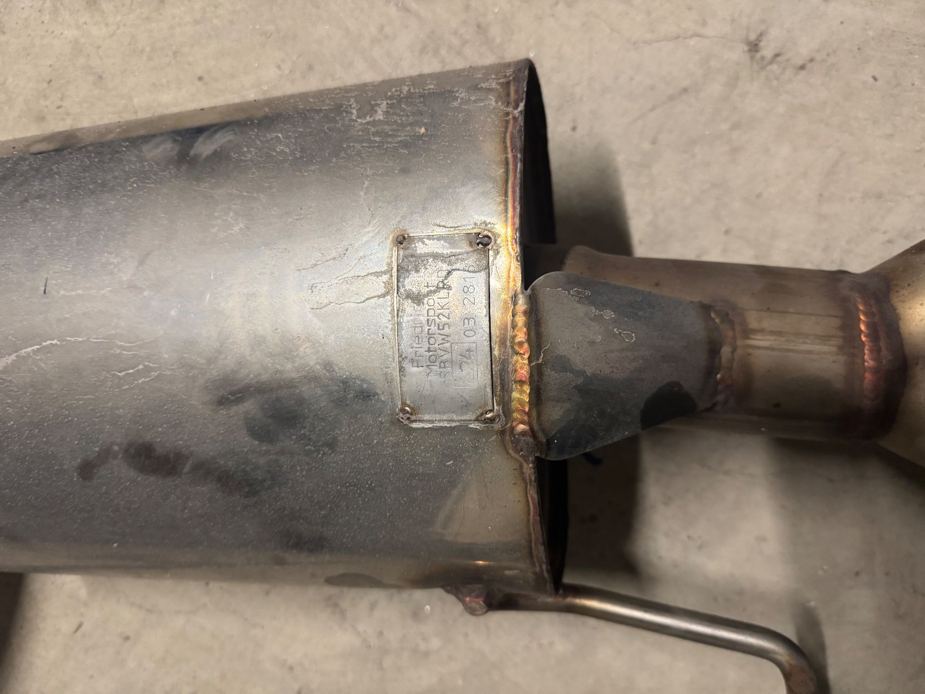 Sistemi di scarico: Echappement Golf 7r Variant homologué – Usato da Bossonnens venduto da Bengranch 3