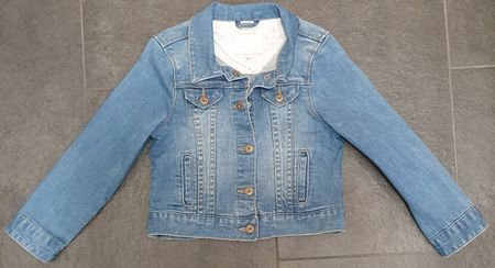 Veste en jean fille, printemps/automne, taille 114 cm