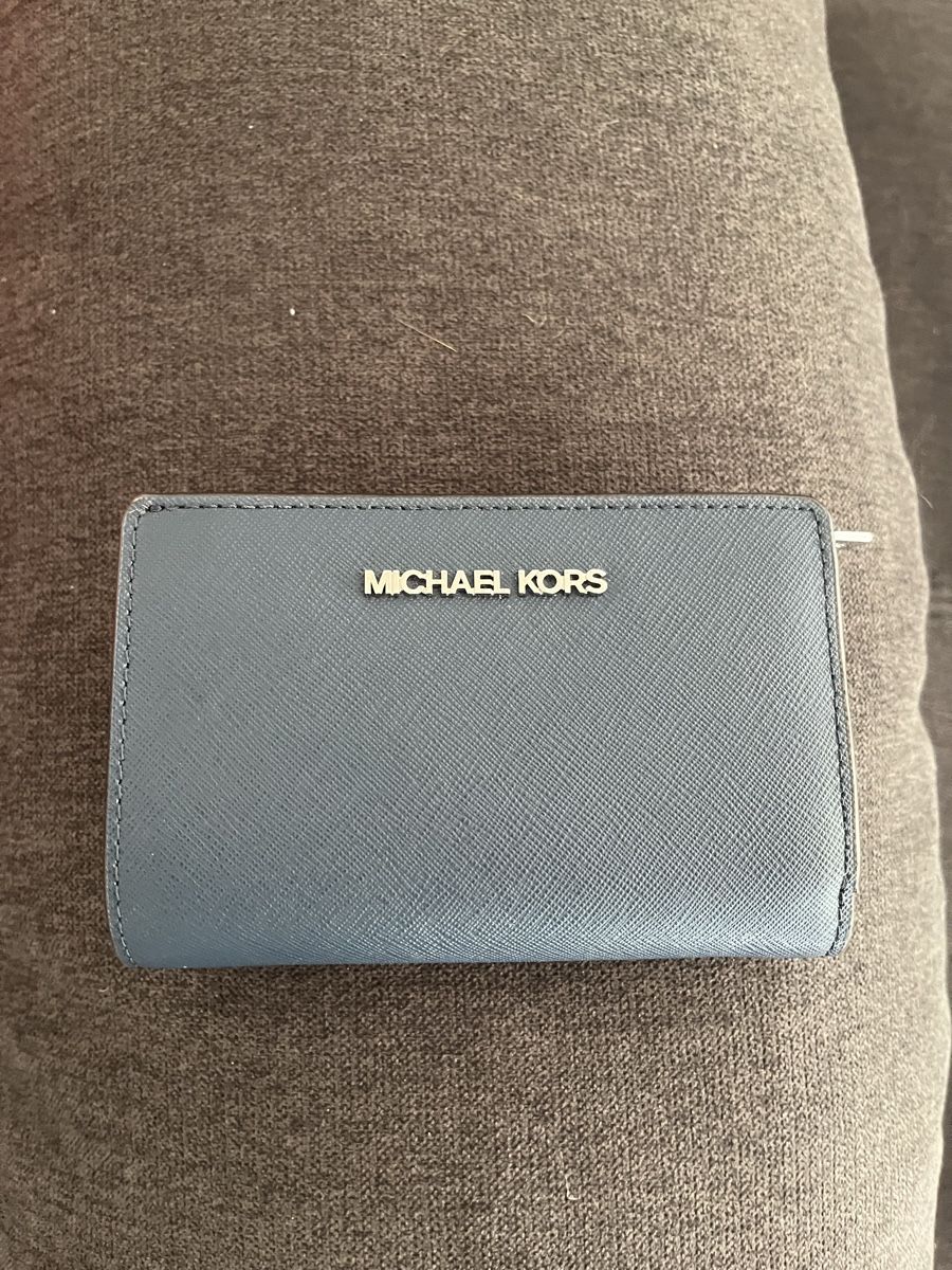 Michael Kors Portamonete: Portefeuille Michael Kors bleu – Usato da Fully venduto da Sassa68