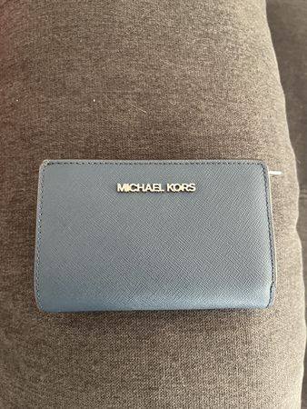 Portefeuille Michael Kors bleu