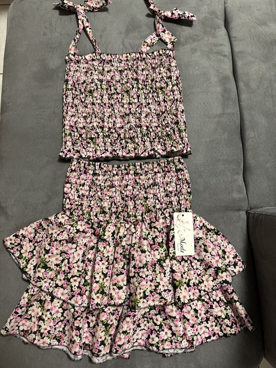 Tutù Estivo A Righe Per Bambina 1-3 Anni – Vestito Con Fiocco E Gonna In Tulle, Per Compleanno E Cake Smash