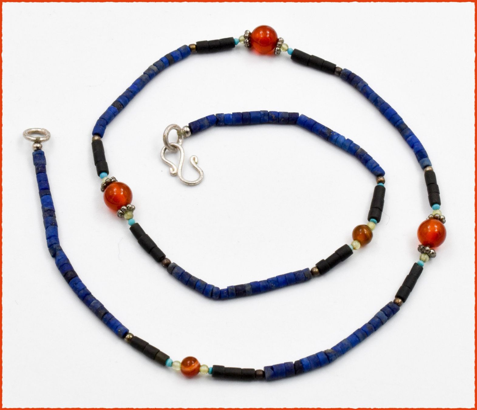 Catenine: ♛ Echter Türkis, Achat & Lapis 925 Silber – Nuovo e nell'imballaggio originale da Oberglatt ZH venduto da Hot-Spot 1