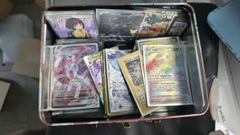 Kiste voll mit pokemon Karten 250 stück. Eng und de