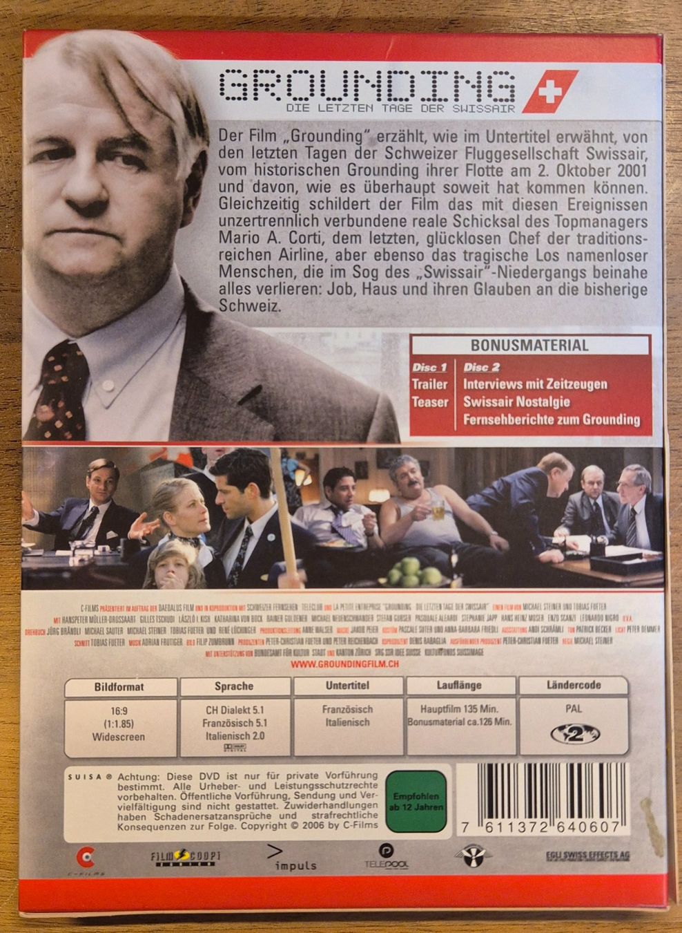 Tutti i DVDs: DVD Dokuthriller "Grounding" (Swissair) – Usato da Spreitenbach venduto da Weha9 1