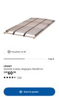 2X Sommiers IKEA comme neuf 160 x 200 cm