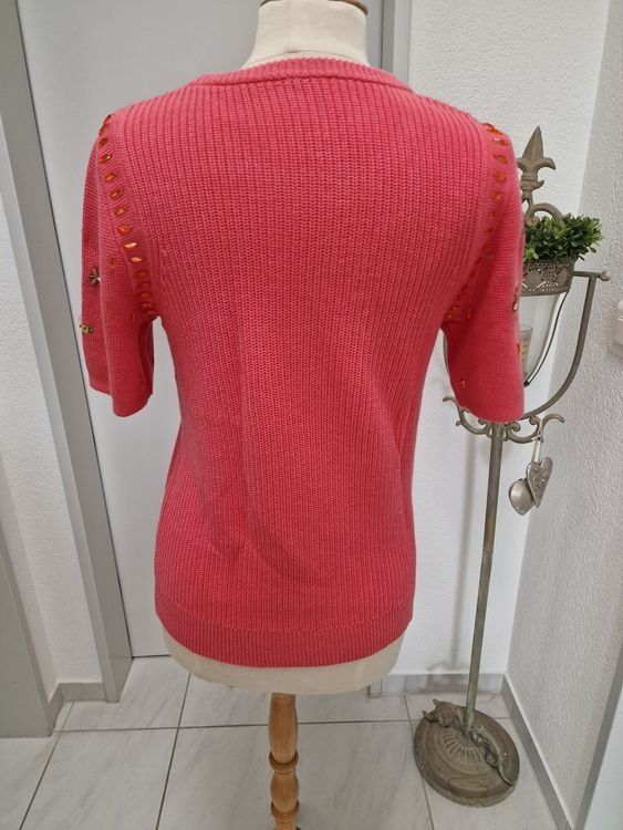 Camicette: Pink Embellished Knit Blouse – Usato da Basel venduto da dar_ch4051 2