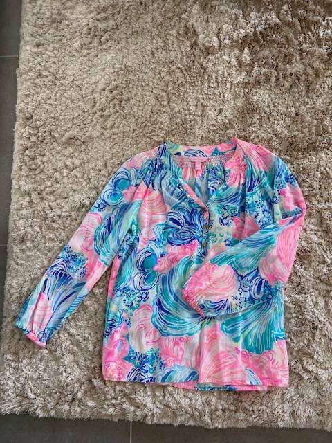 Camicette: Lilly Pulitzer Blouse soie 100% – Usato da Châtel-St-Denis venduto da Miami1369