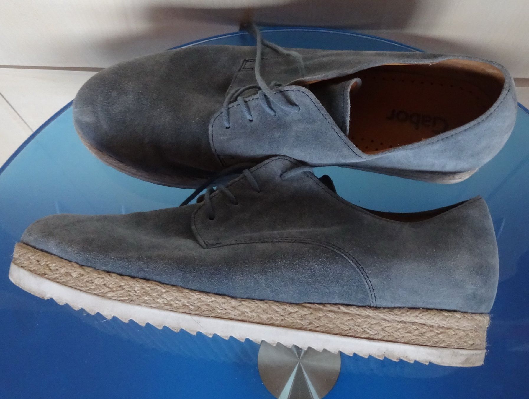 Gabor Scarpe da donna: Gabor Sommer Schuhe hellblau Gr. 5.5 – Usato da Speicher venduto da Metoyou11 2