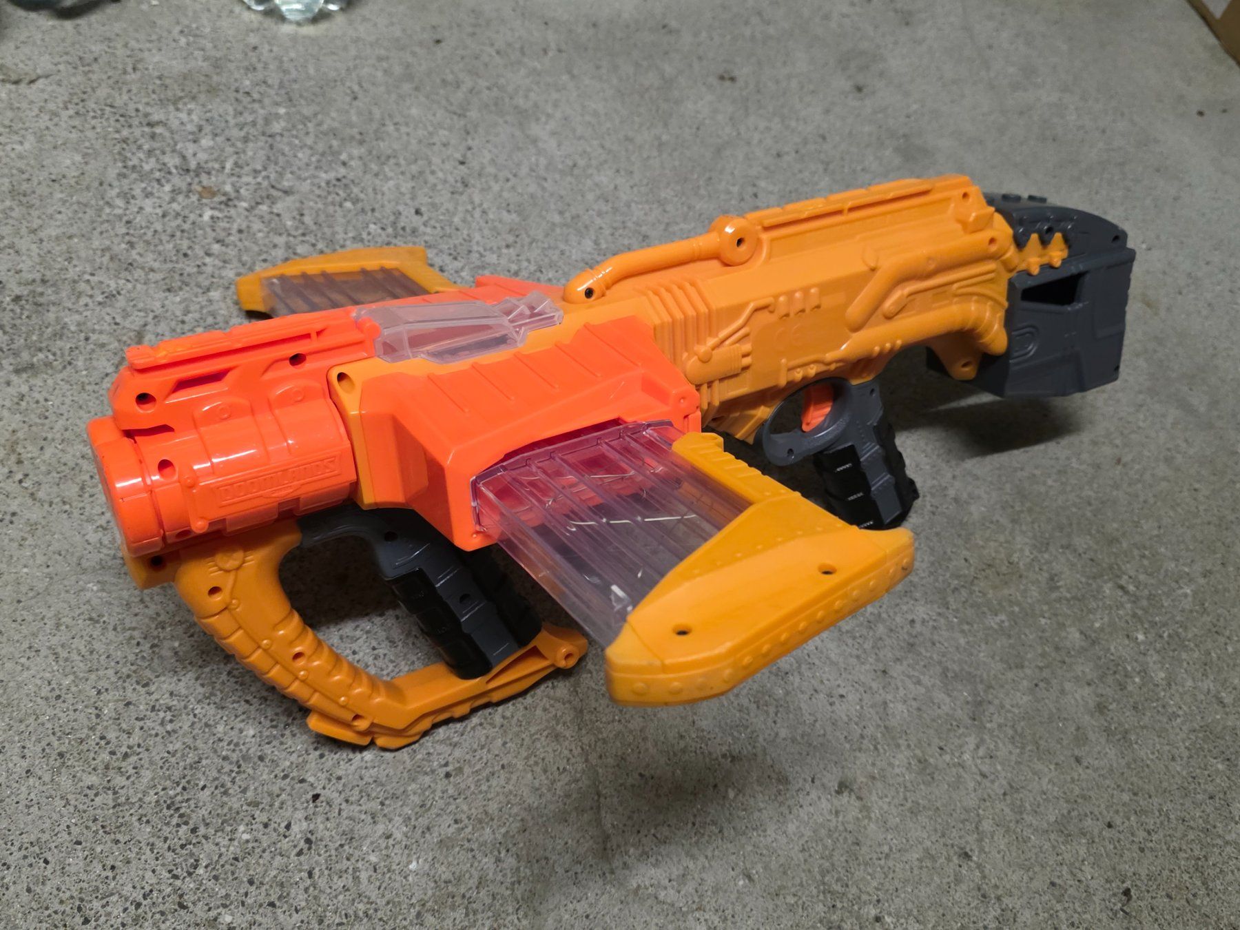 Nerf Giocattoli: 2er Set NERF Blaster: Shotgun Trommel-Blaster + ca. 40 Darts – Usato da Badäl venduto da RYzeR9980X4D 2