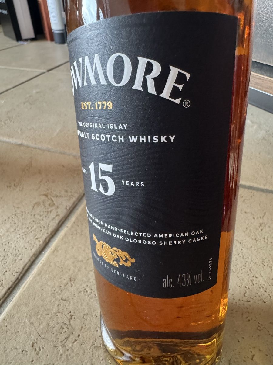 Bowmore Bevande alcoliche: Bowmore 15 Jahre Islay Single Malt 7ocl – Nuovo e nell'imballaggio originale da Hergiswil NW venduto da wert721 4
