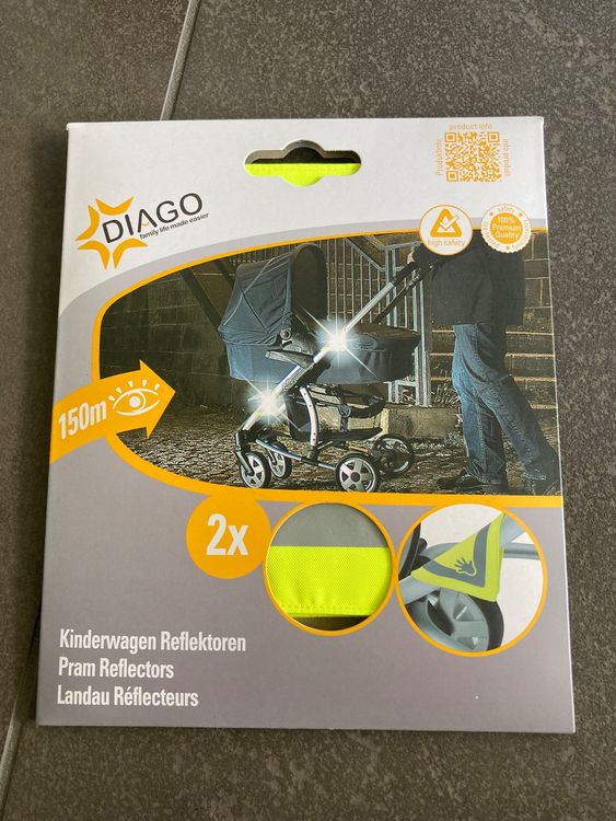 6 Stück Kinderwagen Reflektoren - Sicherheit Bei Nacht