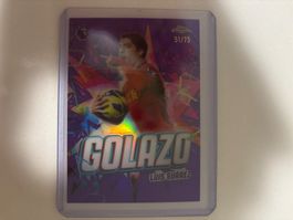 Sammelkarte Luis Suarez Topps Chrome Golazo 51/75