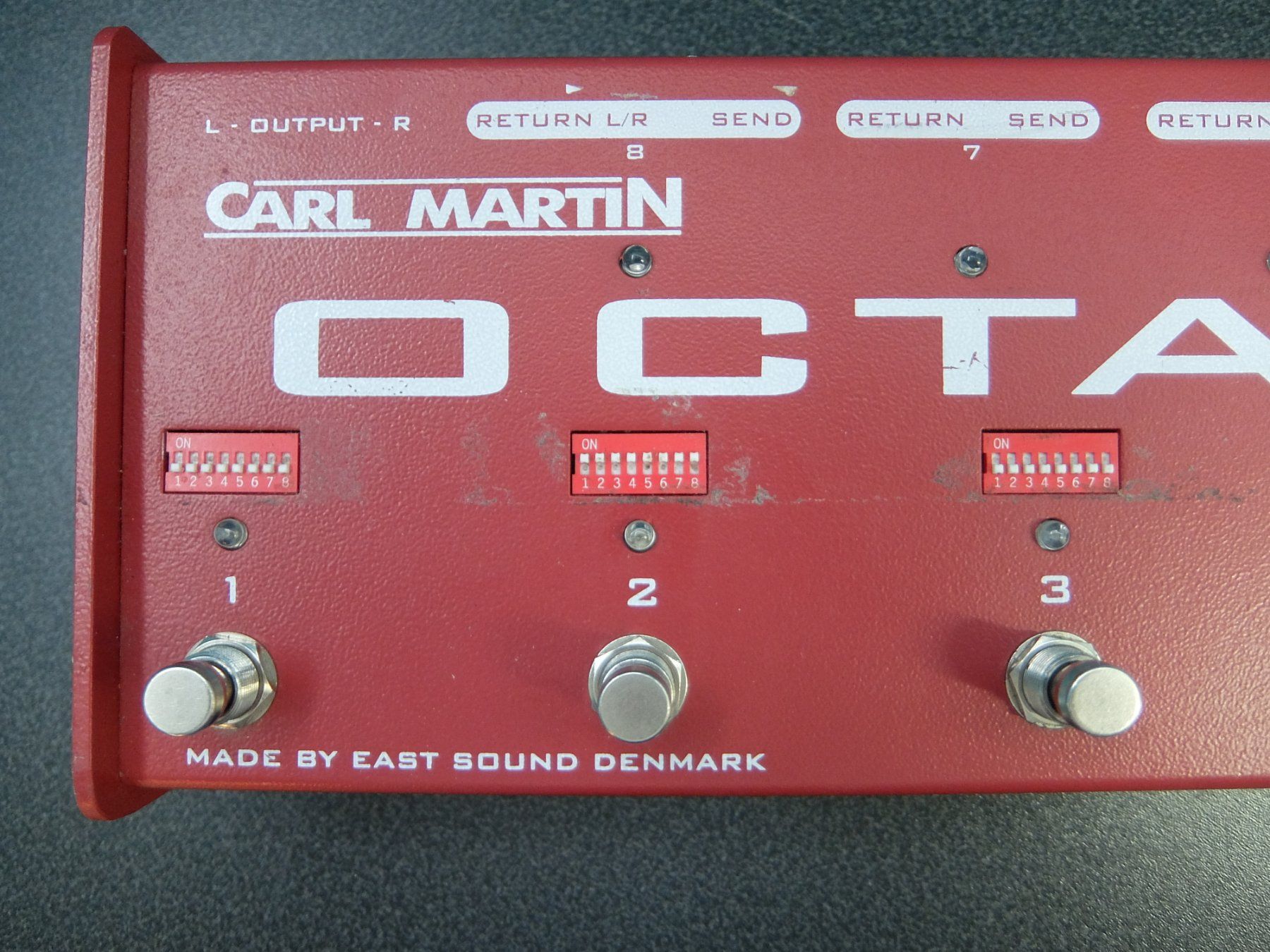 Strumenti musicali: Carl Martin - Octa Switch - 8 FX Looper/Switch – Usato da St. Gallen venduto da qflm 3