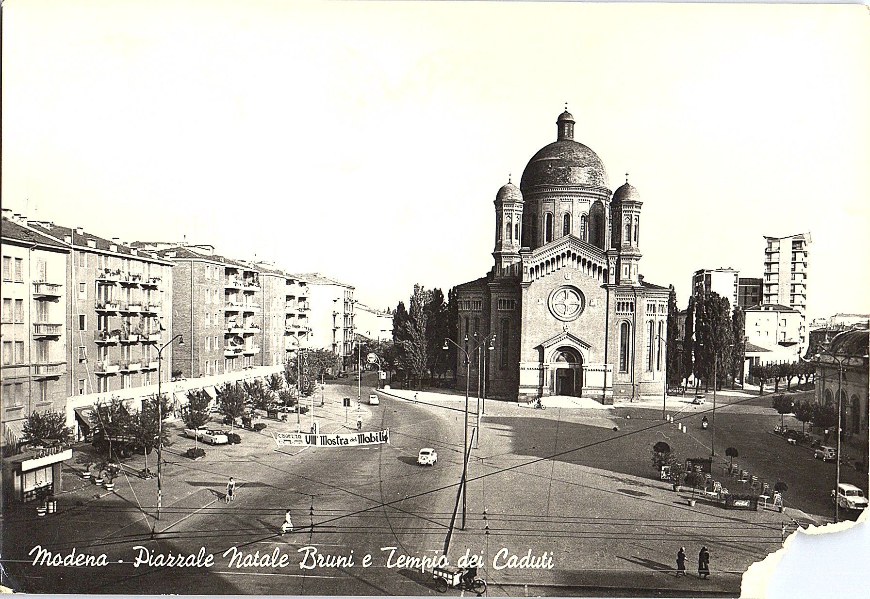 Cartoline postali: AK MODENA Tempio Monumentale di San Giuseppe 21.06.1960 – Usato da Würenlos venduto da KKMeister