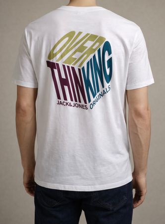 T-shirt Jack & Jones, taille M, comme neuf, idéal été!
