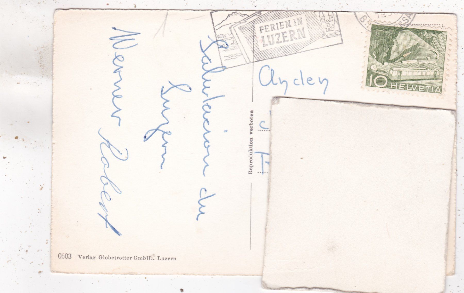 Cartoline postali: Luzern Kapellbrücke – Usato da Herisau venduto da Lisegrat2008 1