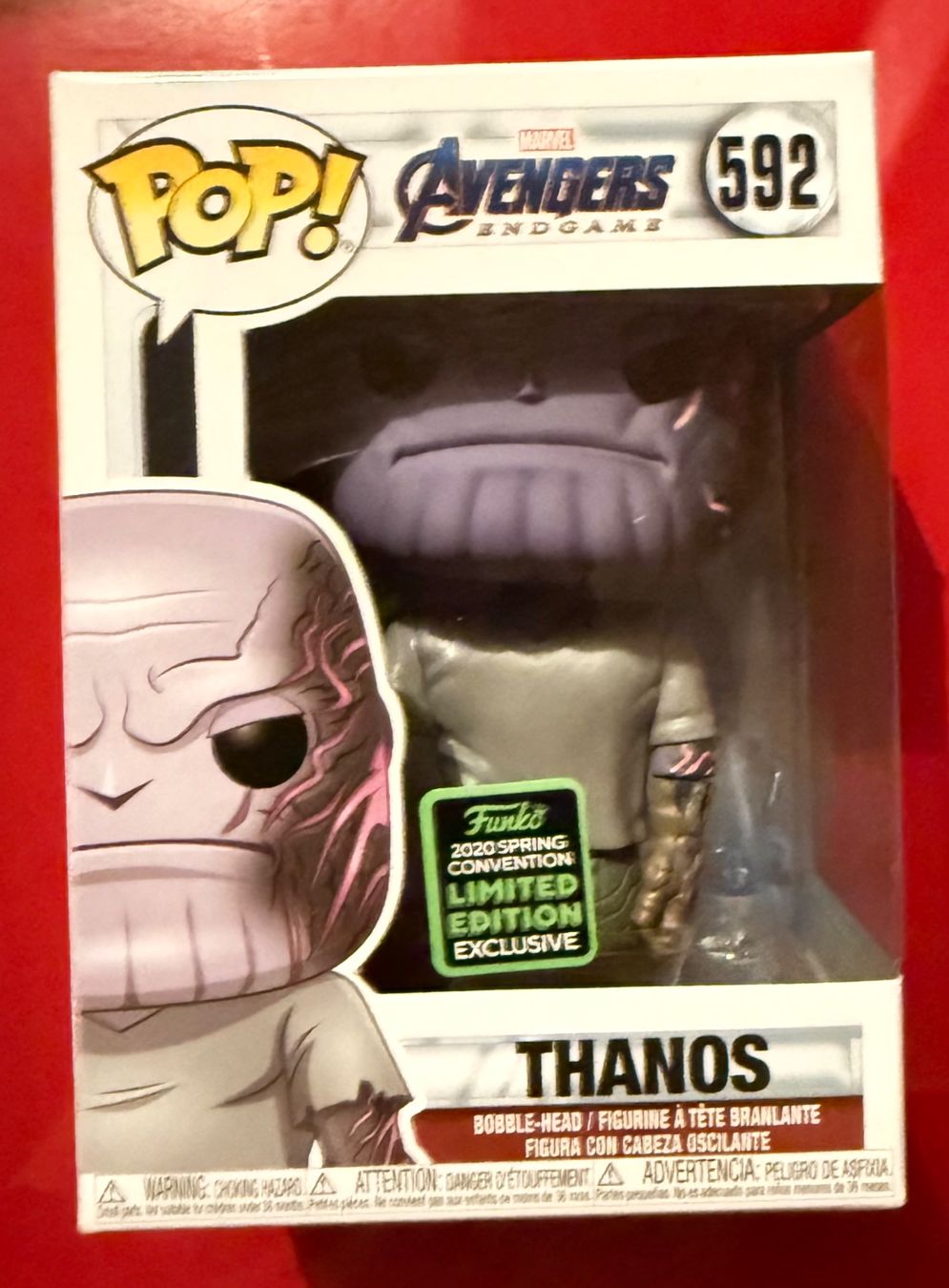 Funko Statuette: Funko Pop! Thanos - Avengers - Marvel – Nuovo e nell'imballaggio originale da Moudon venduto da CollectorGeek