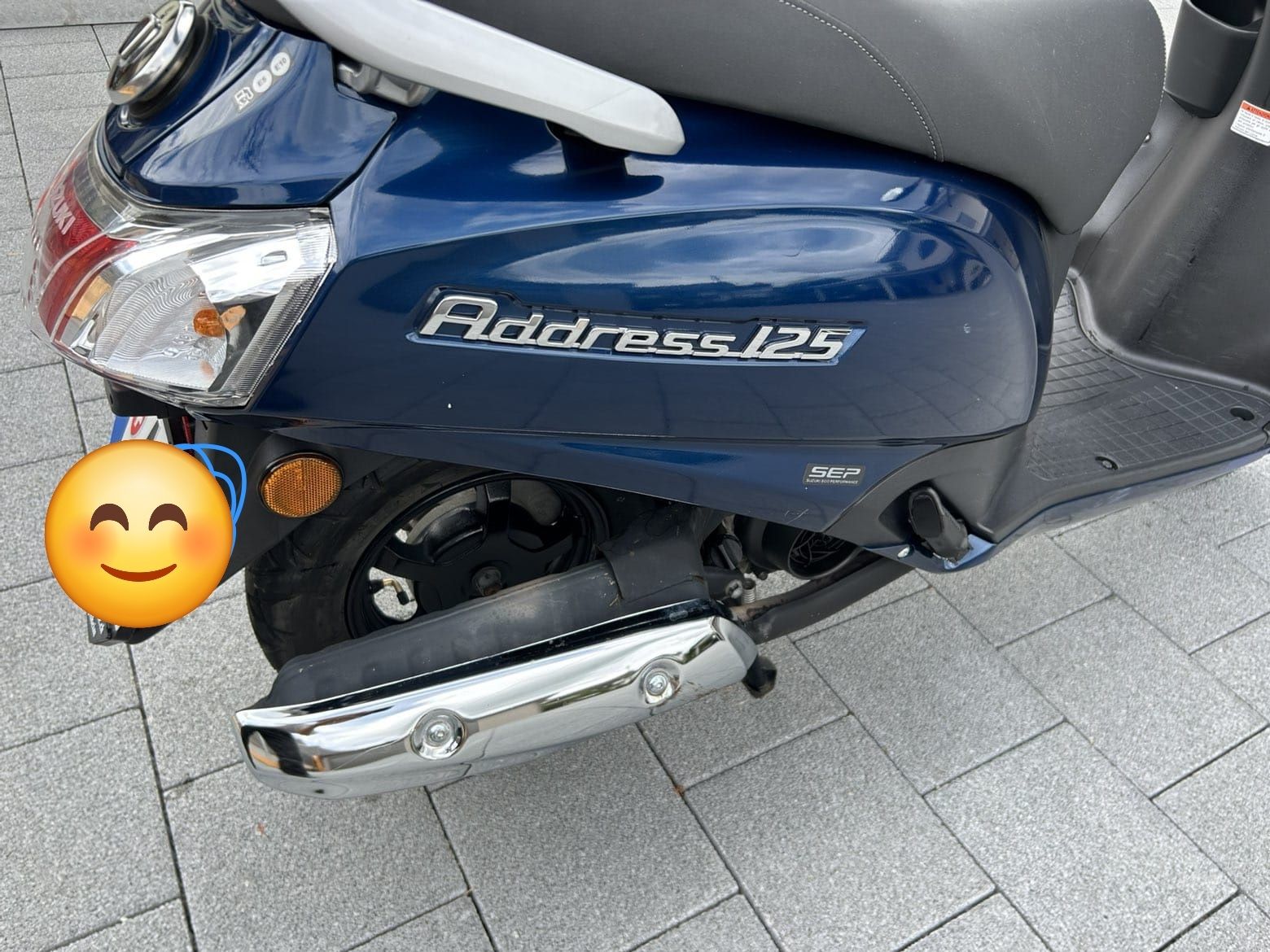 Suzuki Altro: Motorroller Suzuki Address 125 blau  – Usato da Seengen venduto da kaese01 4