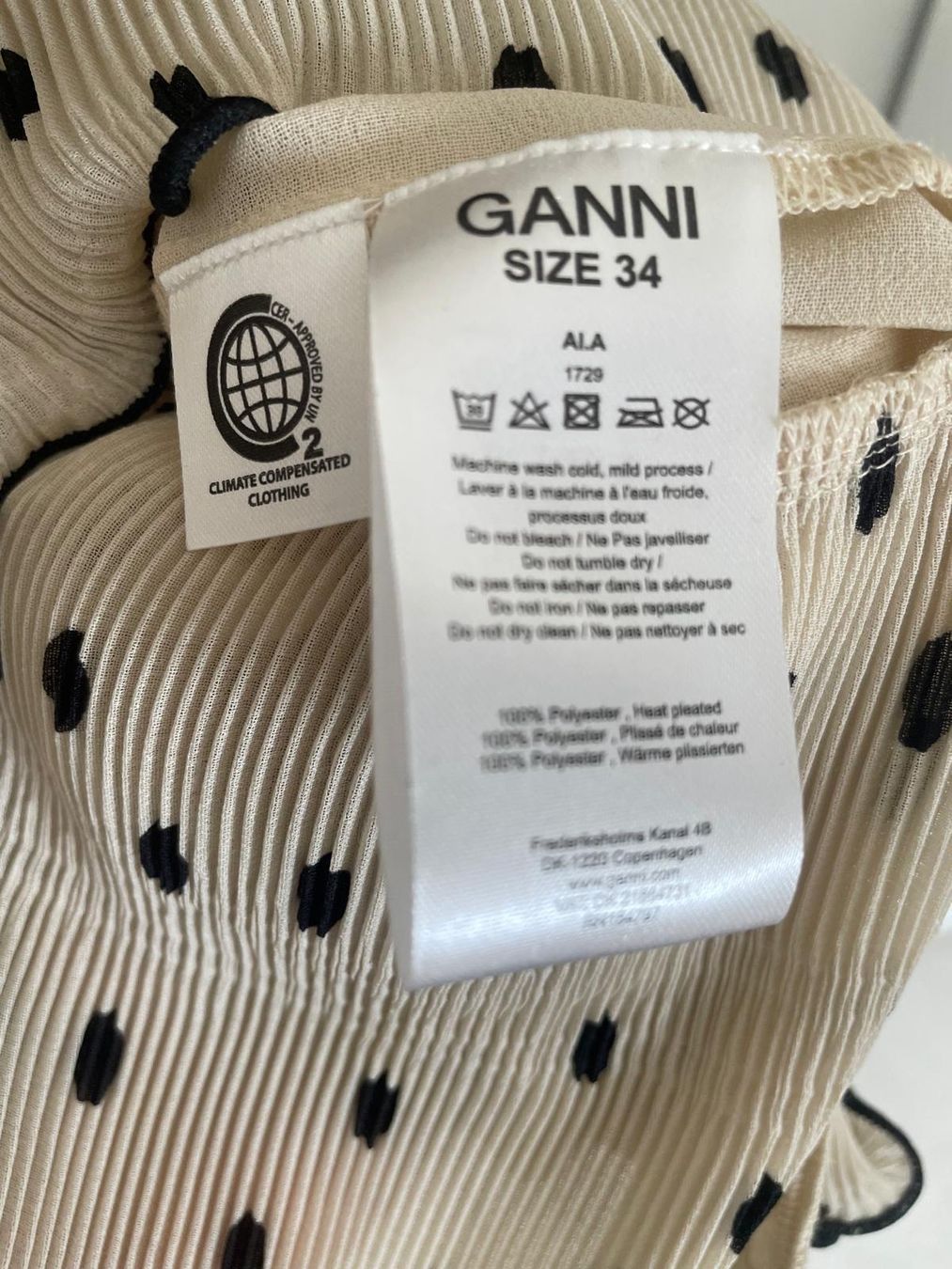 Ganni Vestiti: Ganni Kleid mit Punkten / Polka Dots – Nuovo e nell'imballaggio originale da Thalwil venduto da ale_gr5l 3