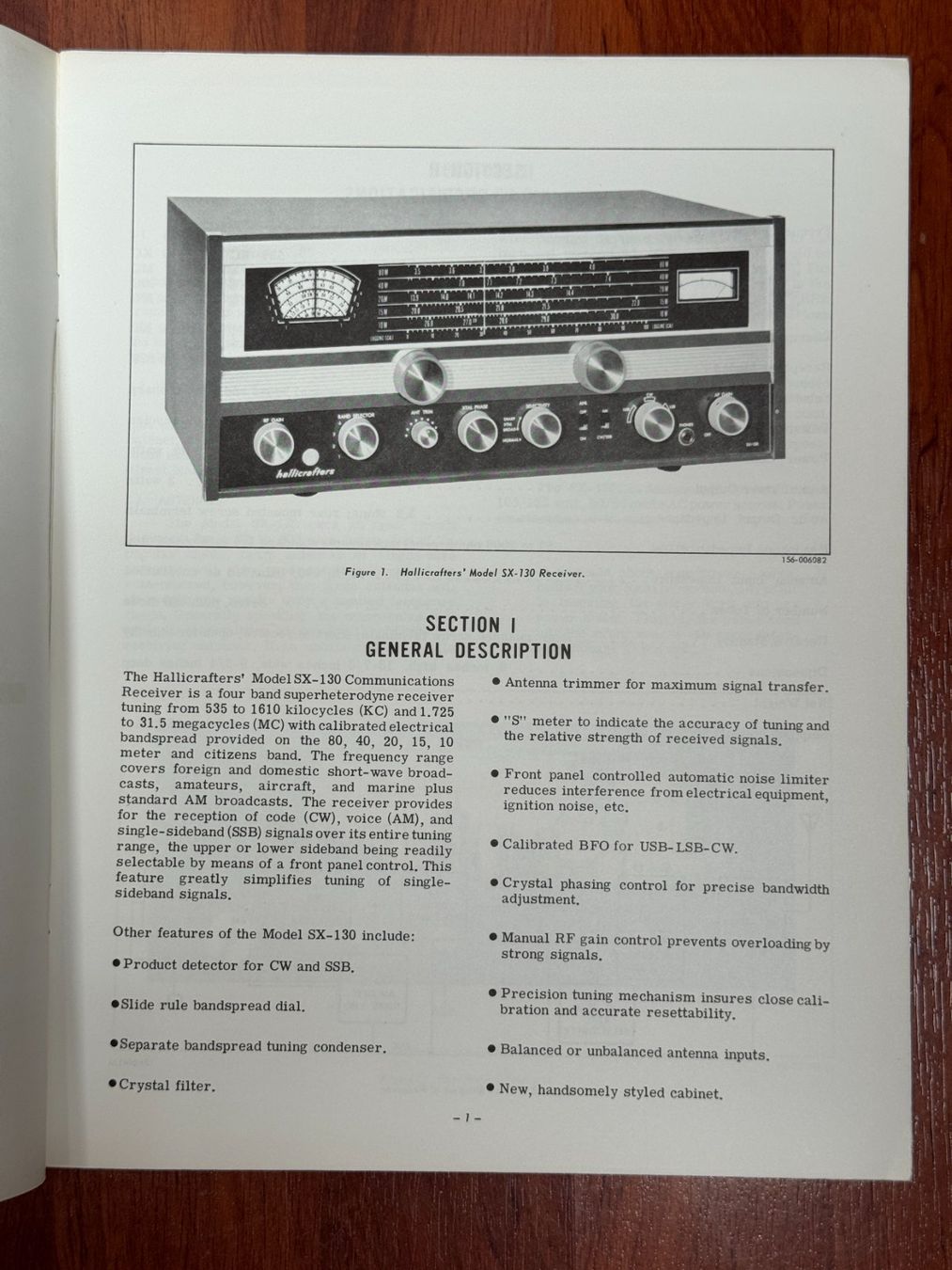 Radiocomunicazione: Hallicrafters SX-130 – Usato da Ins venduto da funkflieger 1