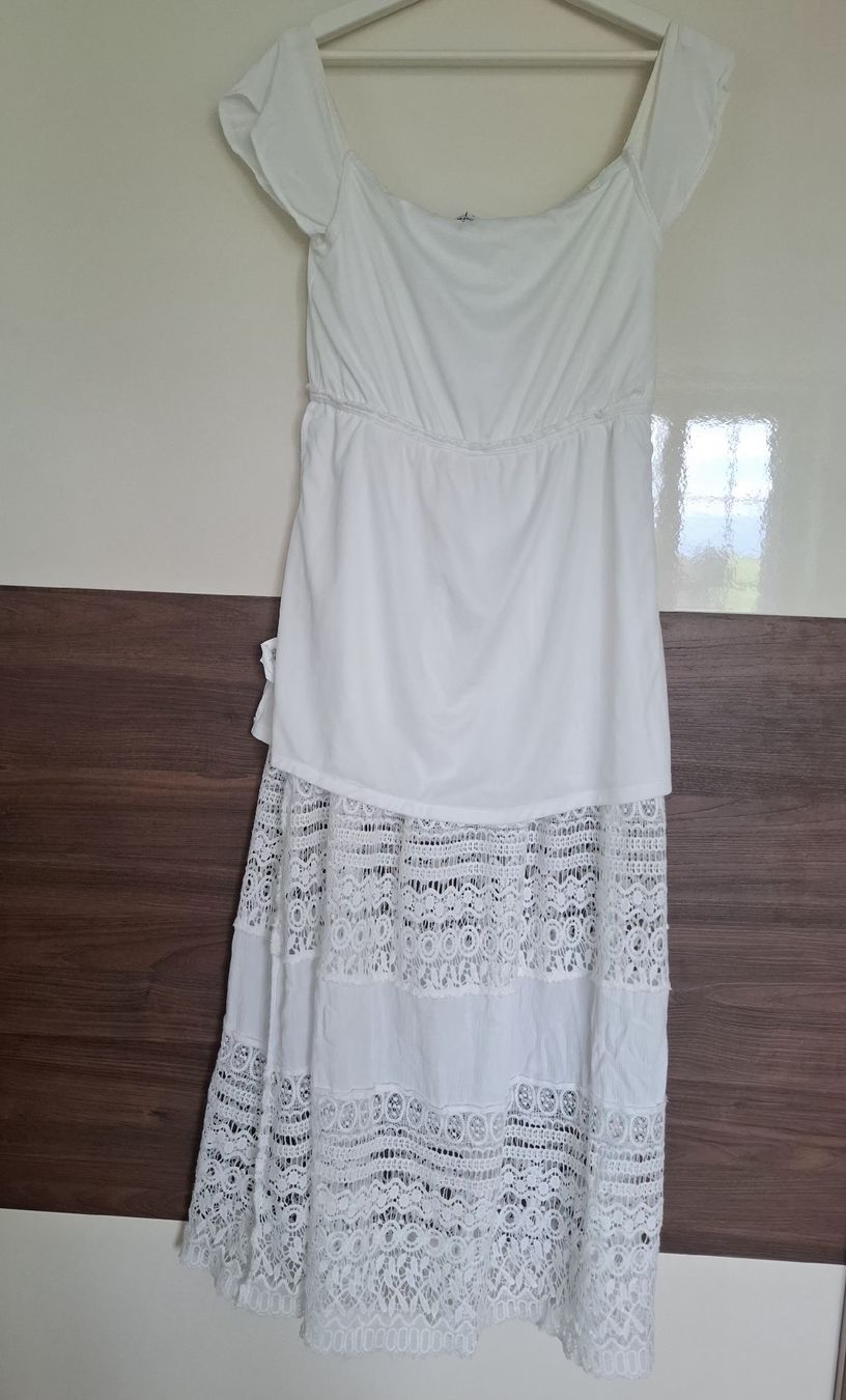 Tally Weijl Vestiti: Langes Sommerkleid weiss Grösse S – Usato da Ballwil venduto da Mirjam789 3