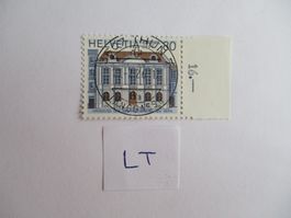 Voll Letzttagsstempel der Poststelle 3607 Thun Länggasse