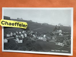 Alte Ansichtskarte von Speicher Hinterdorf, Appenzell.