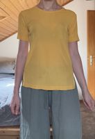 T-shirt 100% soie jaune Last Scene T. S