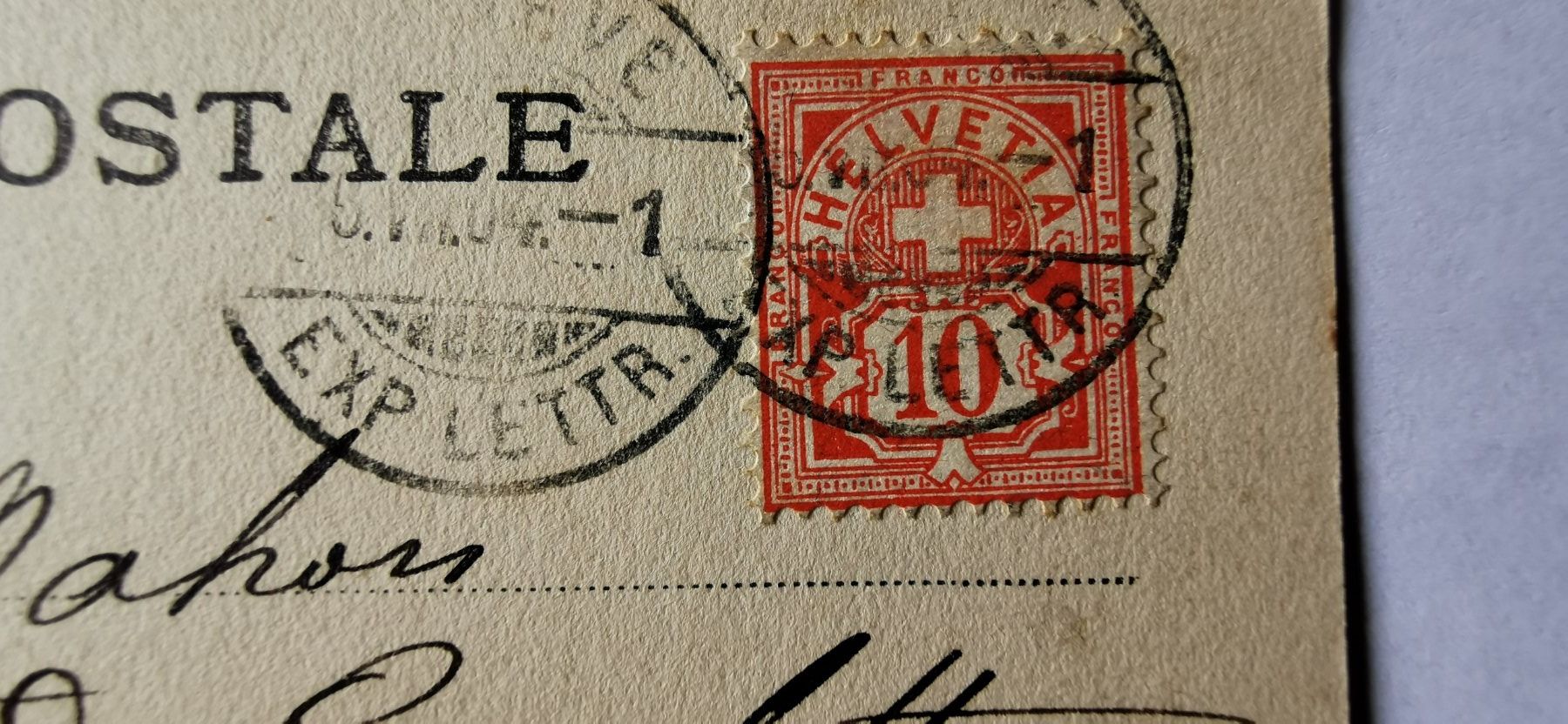 Alle Briefmarken: Postkarte 1904 – Gebraucht aus Aadorf von Chnorli-Furz 2