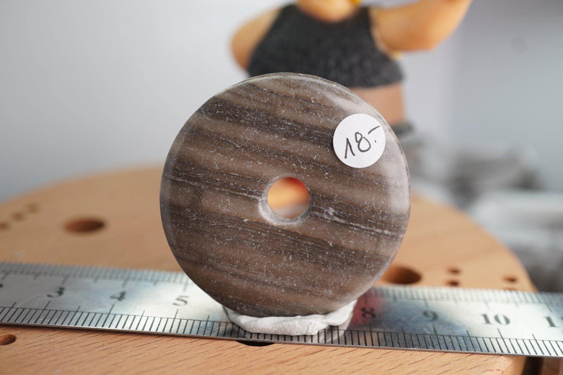 Minerali & Pietre curative: Zebra Jaspis   Pi Scheibe ca40mm   Ab 1.-(1) – Nuovo e nell'imballaggio originale da Eschenbach SG venduto da topstone 3