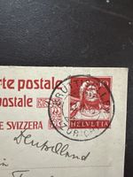 Antike Karte, schöner Stempel Schweiz 1915?