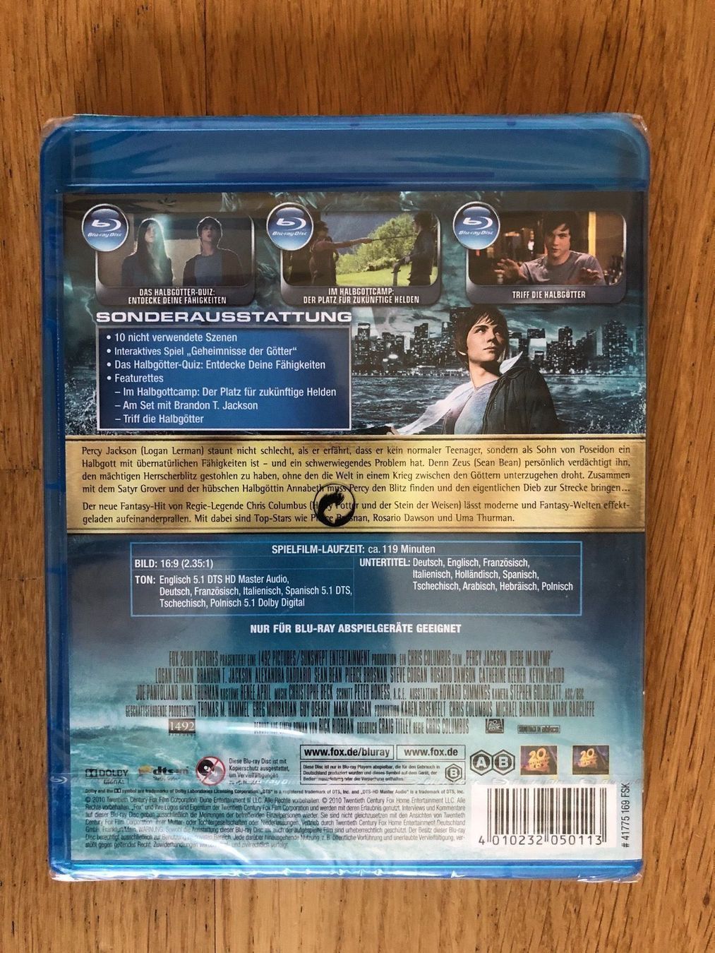 Tutti i DVDs: NEU Blu-Ray Kinder: PERCY JACKSON in OVP – Nuovo e nell'imballaggio originale da Männedorf venduto da LTMCS 1