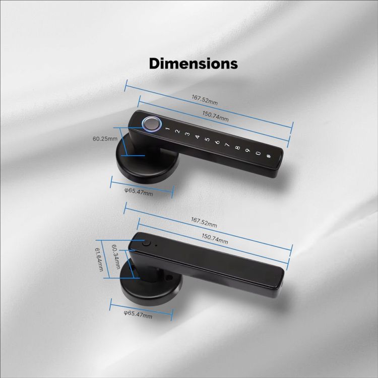 Smart Türschloss Fingerprint Bluetooth Code Keyless Schloss 1