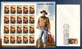 2004 - USA FDC + Bogen ** John Wayne - Legends of Hollywood
