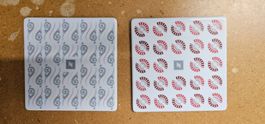 2x Genuine Nespresso "Pure Collection" Square Porcelain