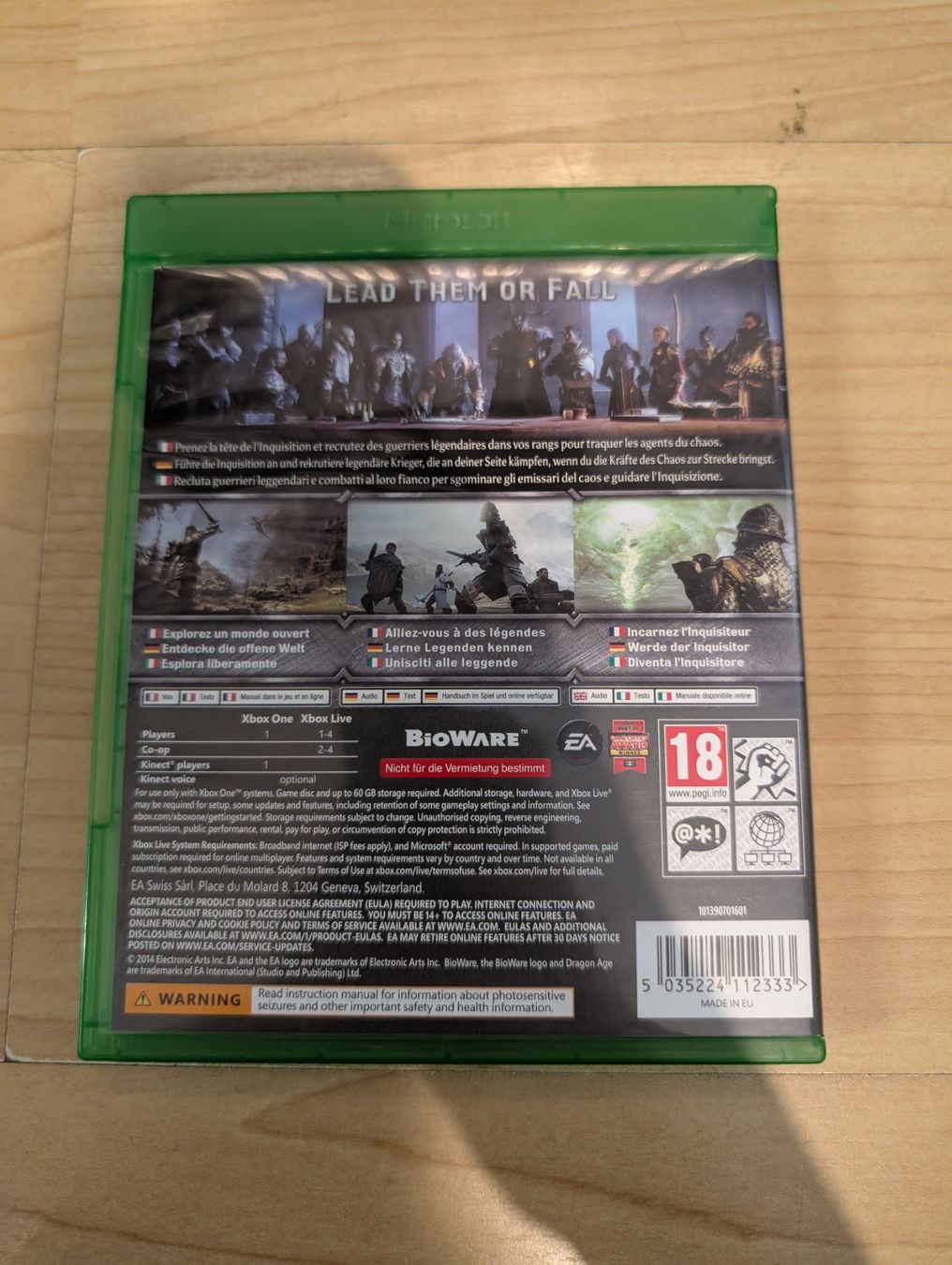 Giochi: Dragon Age Inquisition Microsoft Xbox Series x / one – Usato da Giubiasco venduto da Ticinerd 1