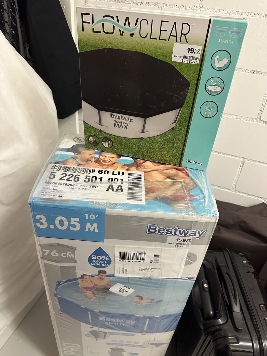 Bestway Piscine: NEU Pool Bestway mit Abdeckung – Nuovo e nell'imballaggio originale da Fruthwilen venduto da yastin