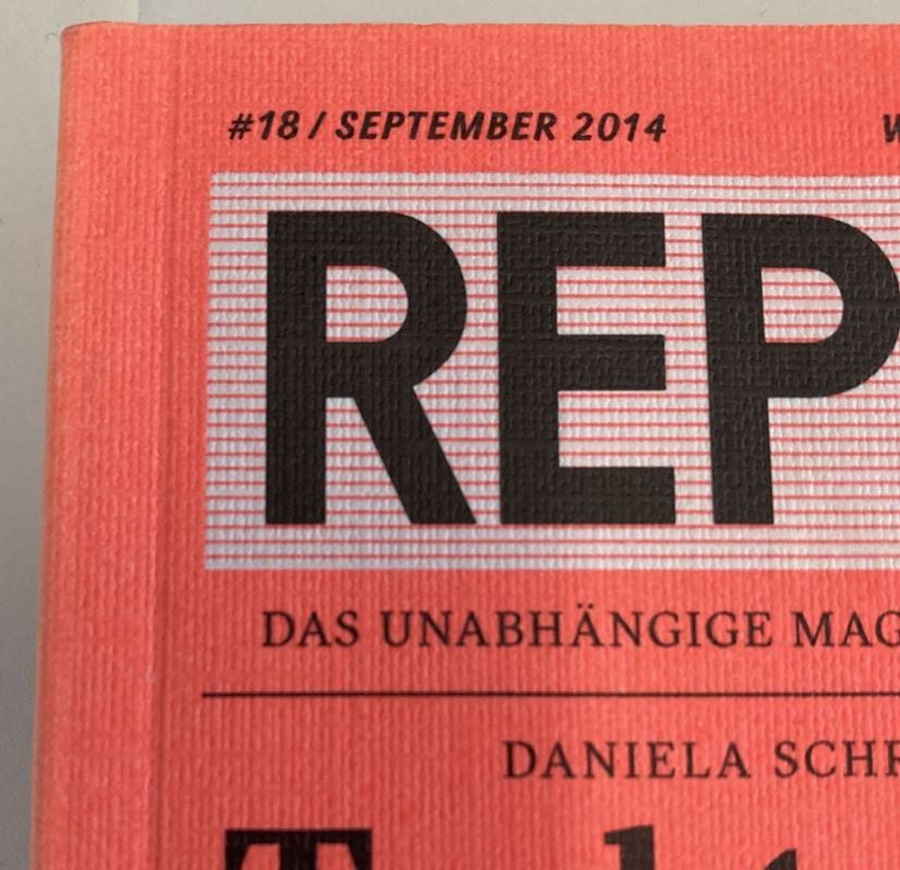 Revues & Magazines: REPORTAGEN Nr. 18 September 2014 – D'occasion à Wil SG par Restwert_Wil 1