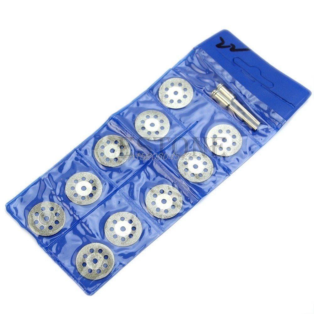 Tutti gli attrezzi: mini disque de coupe, 10pcs Mini-Schneidscheibe, 10 Stück – Nuovo e nell'imballaggio originale da Delémont venduto da musica1948 5