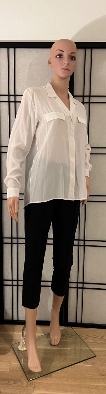 Sandro Camicette: Sandro Bluse Seide und Polyester, Grösse 2 – Usato da Bergdietikon venduto da pinkerton13