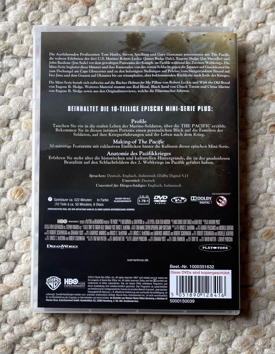 Tutti i DVDs: The Pacific-Box – Usato da Scuol venduto da painkiller01 1
