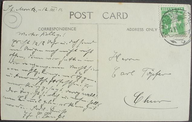 Cartoline postali: ST. MORITZ Ski-Läufer – Usato da Jona venduto da philajona 1