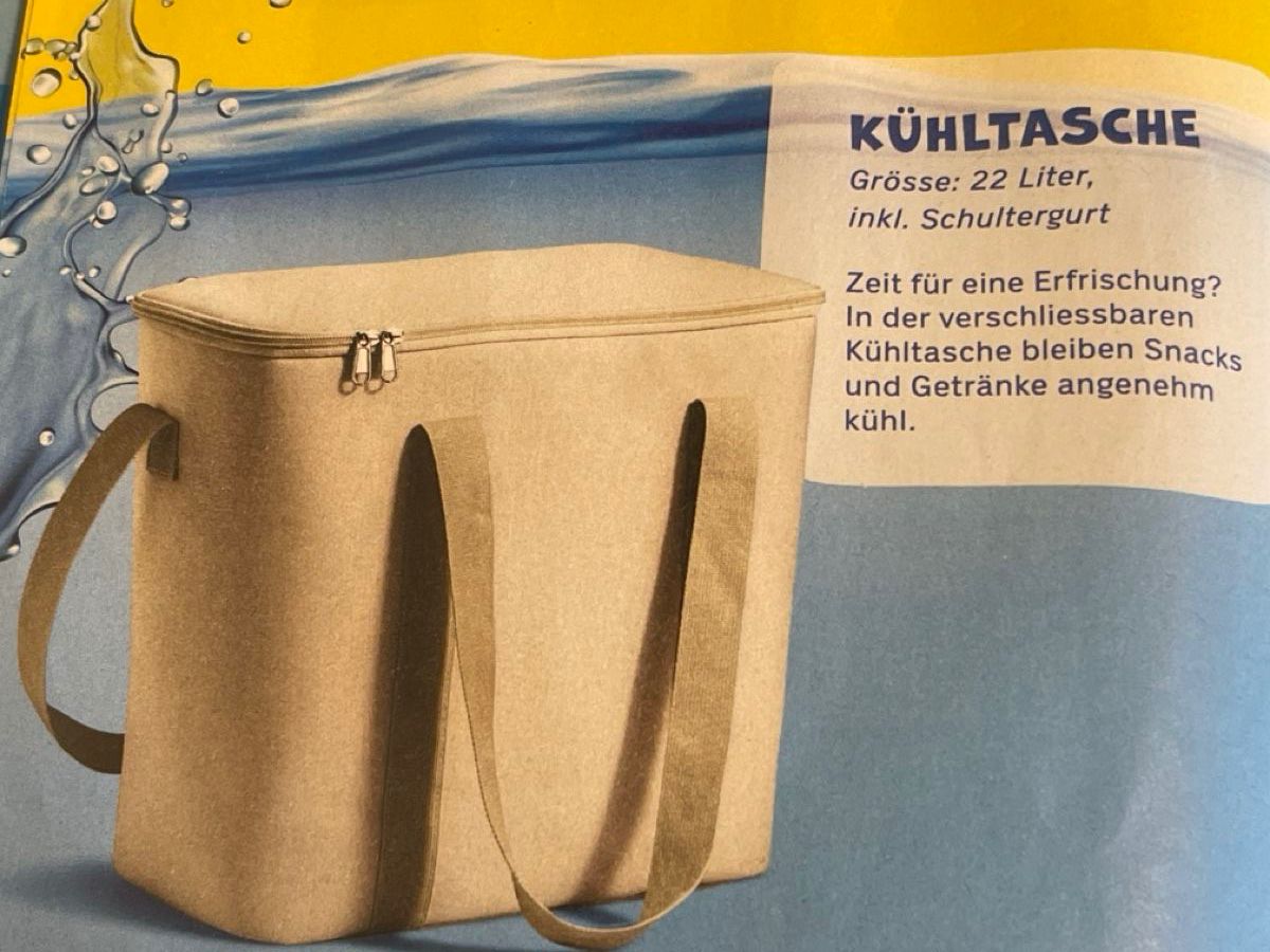 Coop Sammelmarken & -punkte: Kühltaschhe, Splash Coop Action NEU – Neu und originalverpackt aus Gelterkinden von cobra0110