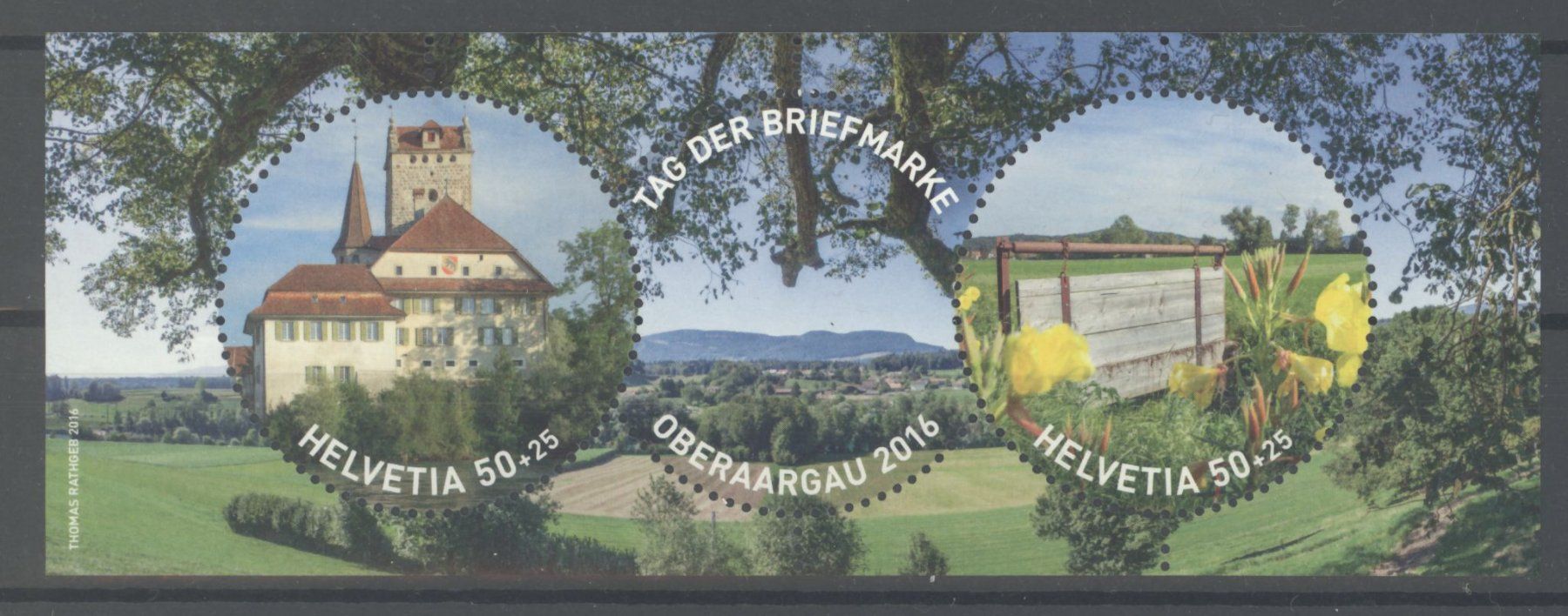 Alle Briefmarken: 2016, Tag der Briefmarke Oberaargau ** – Gebraucht aus Willisau von Vollstempel