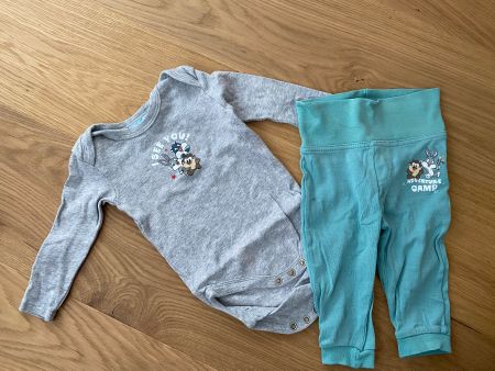 Baby-Set Gr. 62/68 Looney Tunes: Body & Leggings, Top Zus...