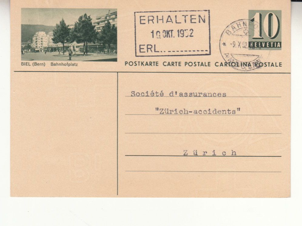 Tutti i francobolli: SGK 183.090 (Biel) mit ST Bahnpost – Usato da Bürglen TG venduto da StampGraf