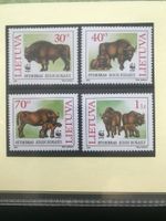 Litauen 1996 Satz WWF Wisent postfrisch