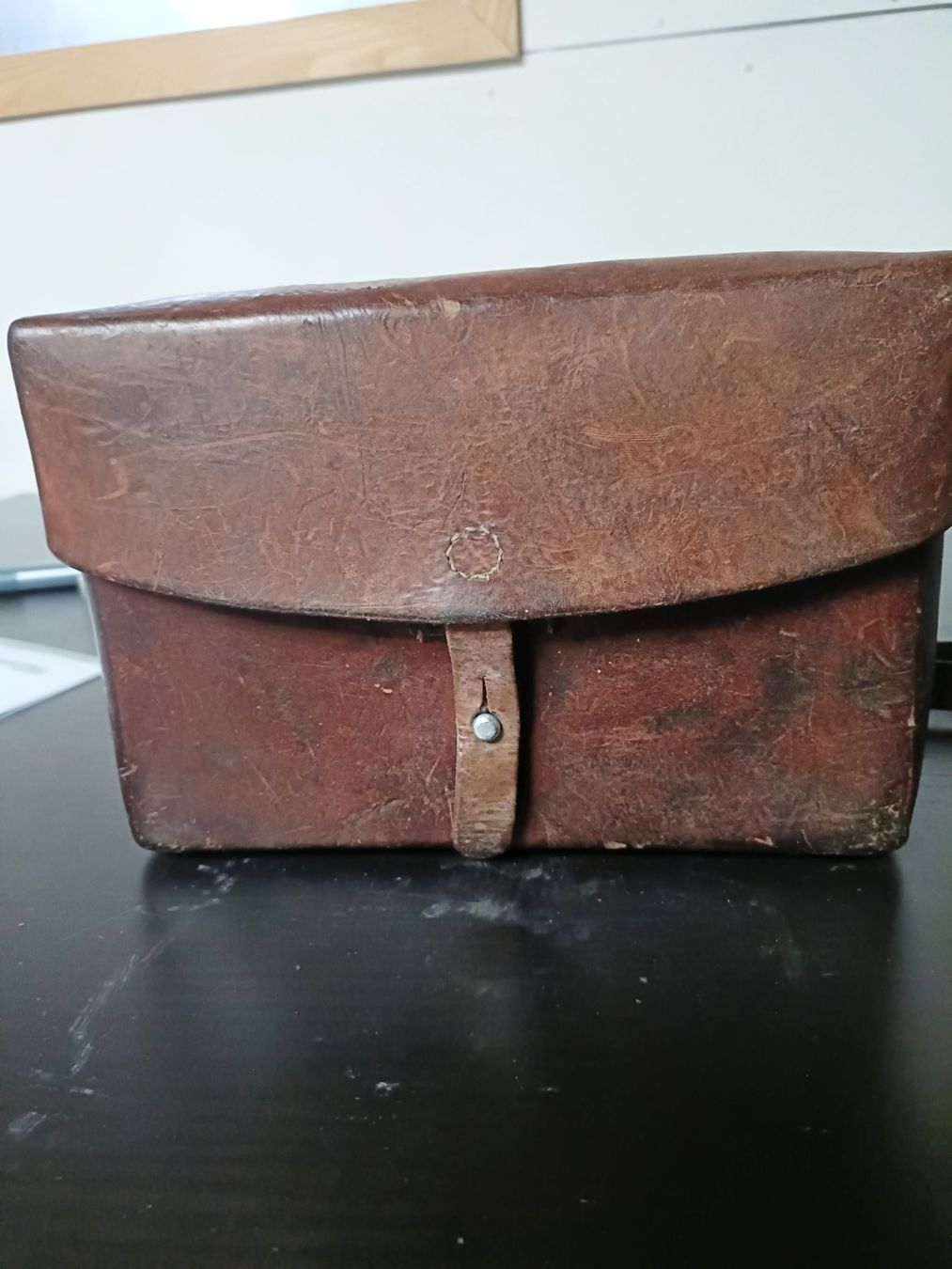 Schweizer Armee Taschen: Militärledertasche Schweizer Armee. – Gebraucht aus Däniken SO von sgoldvreni 1