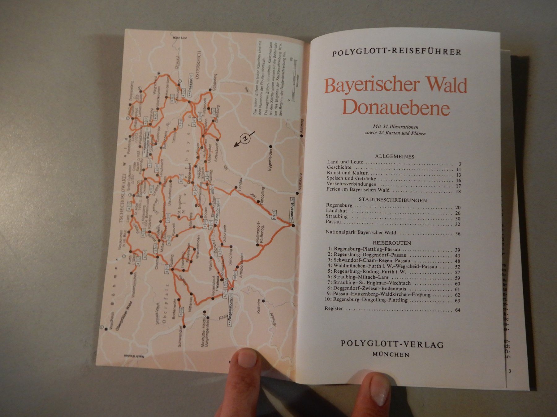 Libri: Reiseführer Bayerischer Wald Donau Polyglott Vintage – Usato da Erstfeld venduto da Mario_boe0 1