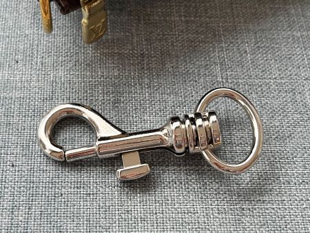 ❤️🍀❤️Silber Metall Clip Karabiner für Luxus Tasche/Pochette
